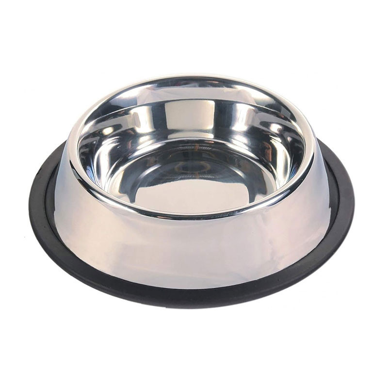 Trixie Comedero Acero Inox con Caucho