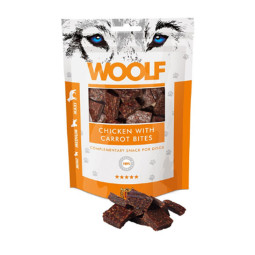 Woolf Dog Snack Bocaditos Pollo con Zanahoria 100gr