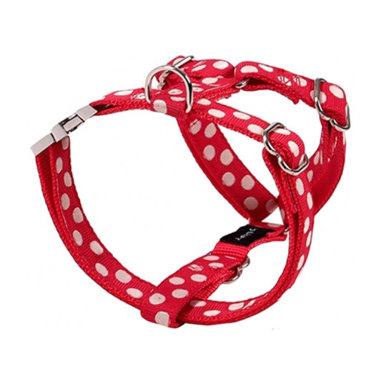 Wouapy arnés Peas rojo para perro