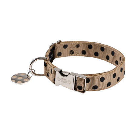 Wouapy collar Peas beige para perro