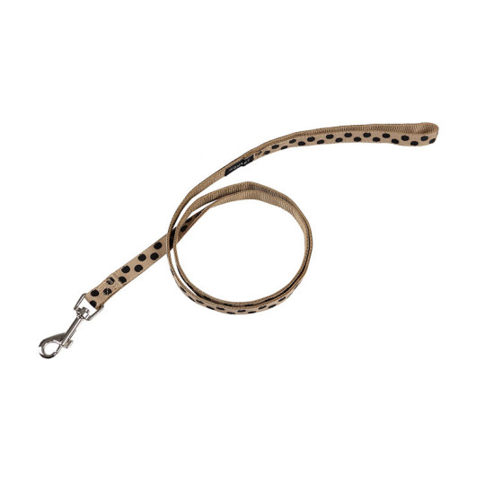 Wouapy correa Peas beige para perro