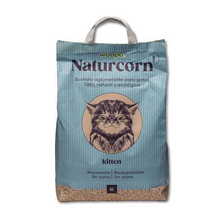 Lecho aglomerante maíz gatos Naturcorn,comprar en Zaragoza,Superguau