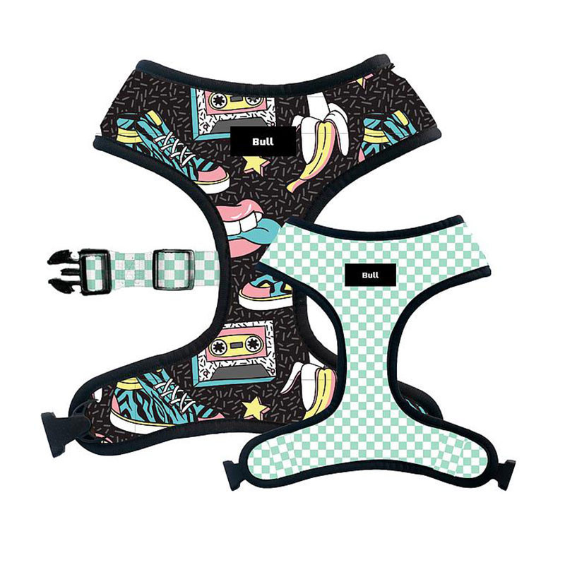 Yagu Bull Arnés Duo Reversible Retro