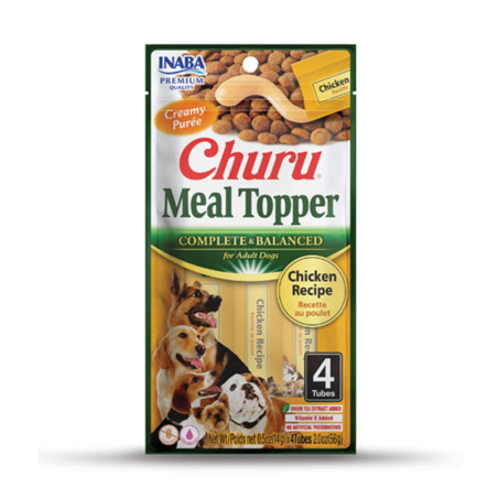 Churu Dog Snack Meal Topper Pollo 4x14gr