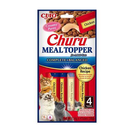Churu Cat Snack Meal Topper Pollo 4x14gr