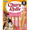 Churu Dog Snack Rolls Pollo con Salmón 8x12gr