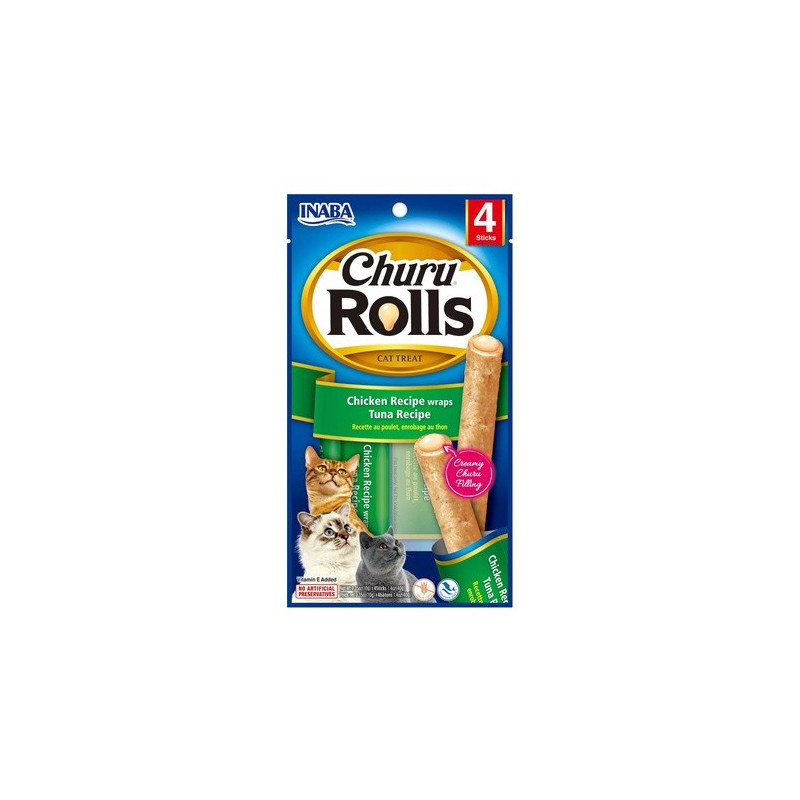 Churu Cat Snack Rolls Pollo con Atún 4x12gr