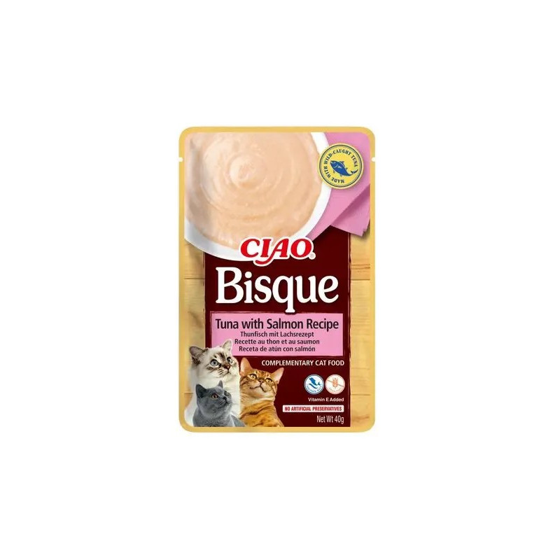 Churu Cat Bisque Atún con Salmón 40gr