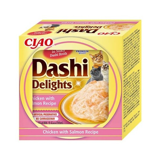 Ciao Dashi Cat Tarrina Pollo con Salmón 70gr