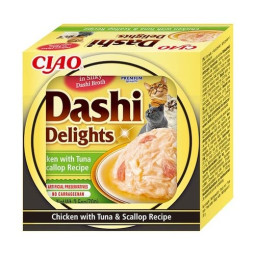Ciao Dashi Cat Tarrina Pollo con Atún y Vieira 70gr