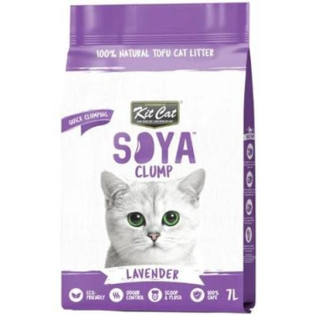 Kit Cat Arena ECO Soja Clump Lavanda 7L