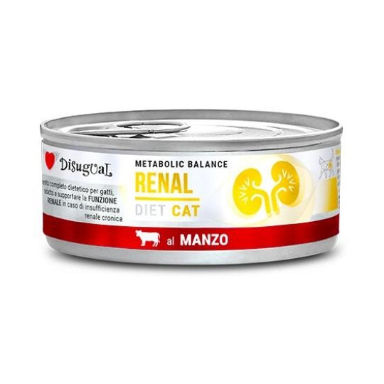 Disugual Diet Cat Lata Renal Buey 85gr