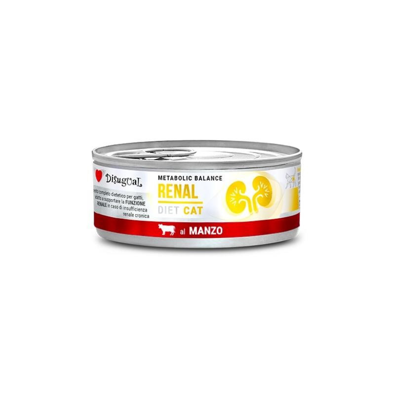 Disugual Diet Cat Lata Renal Buey 85gr