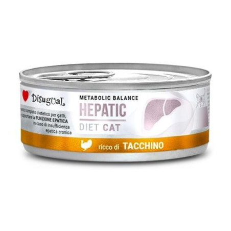 Disugual Diet Cat Lata Hepatic Pavo 85 gr