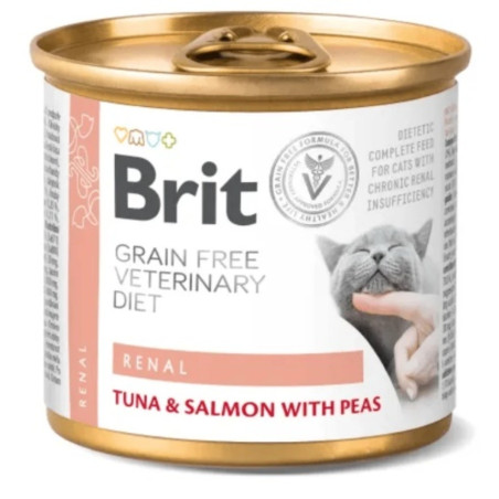 Brit Vet Diet Cat Lata Renal 200gr