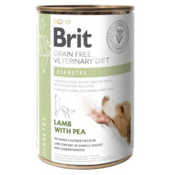 Brit Vet Diet Dog Lata Diabetic 400gr