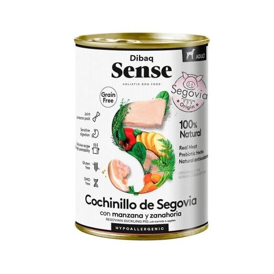 Dibaq Sense Dog Lata Grain Free Cochinillo Segoviano 380gr