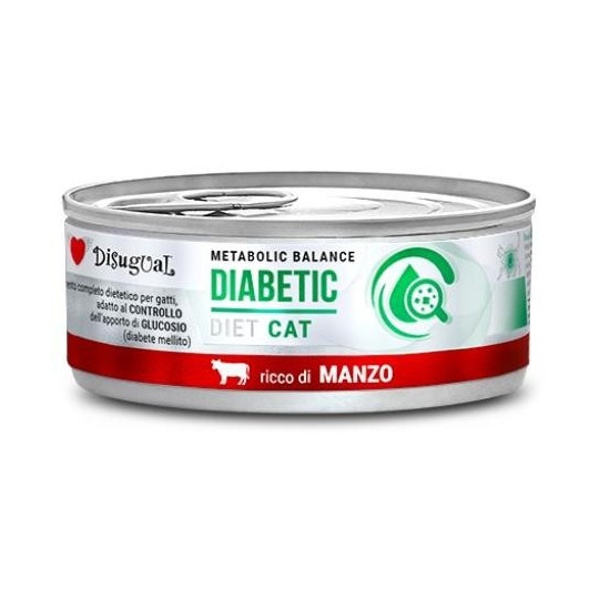 Disugual Diet Cat Lata Diabetic Vacuno 85 gr