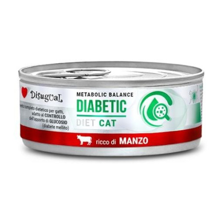 Disugual Diet Cat Lata Diabetic Vacuno 85 gr