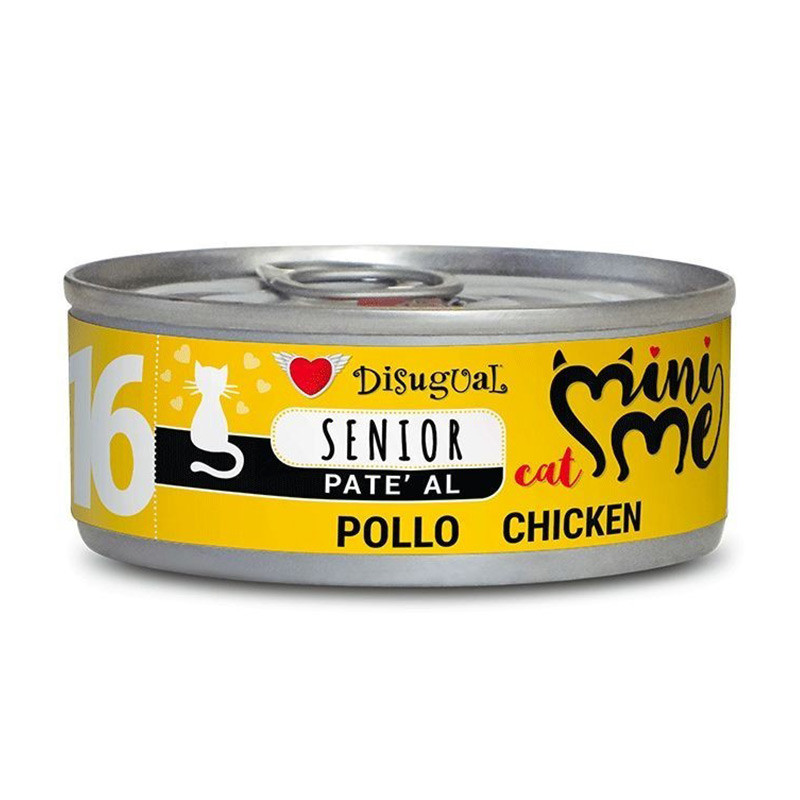 Disugual Mini Me Cat Lata nº16 Senior Pollo 85gr