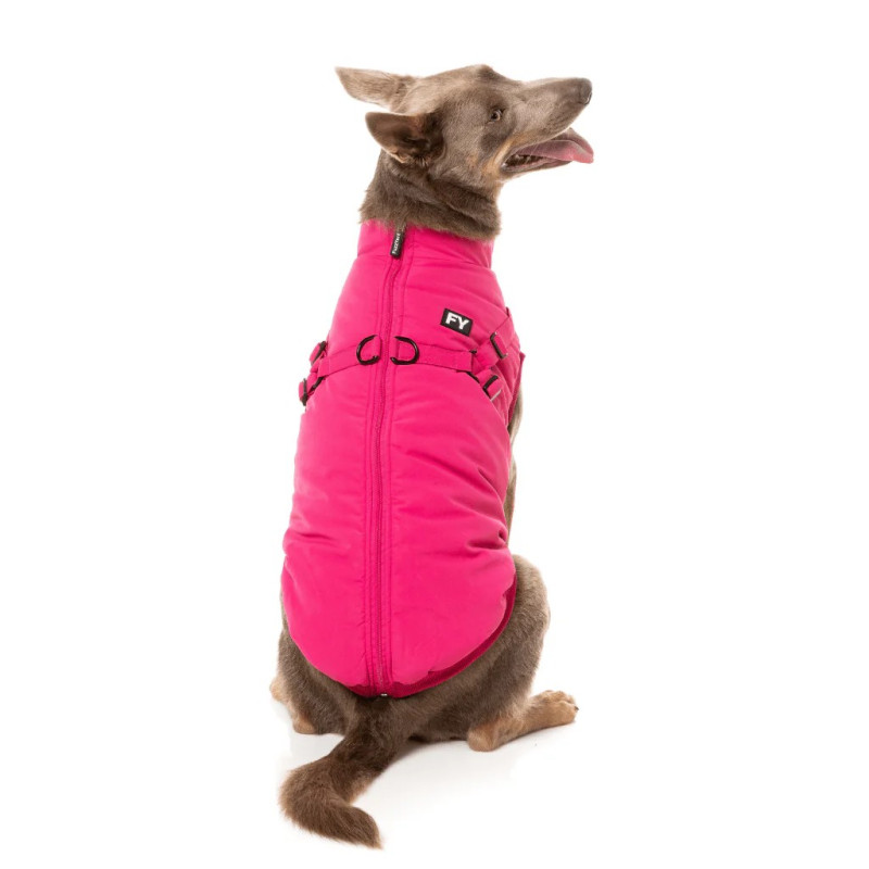 FuzzYard Chaqueta Flash Magenta con arnés