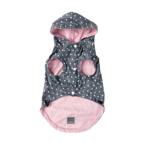 FuzzYard Chubasquero Flipside Rosa