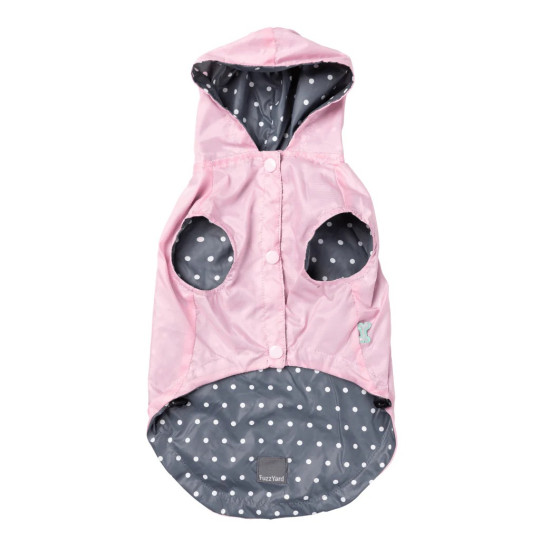 FuzzYard Chubasquero Flipside Rosa