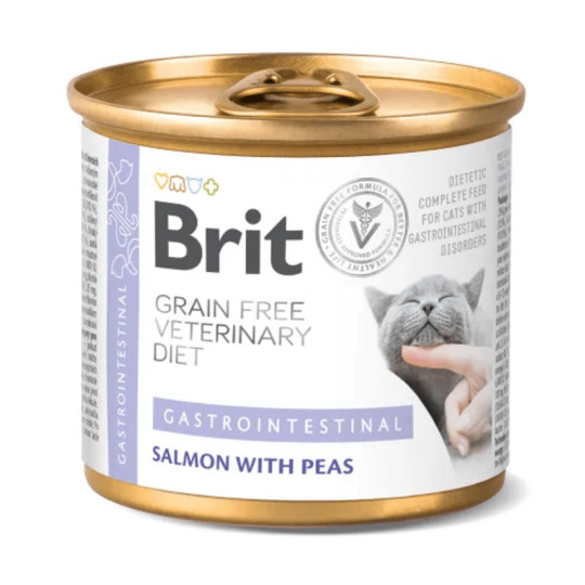Brit Vet Diet Cat Lata Gastrointestinal 200gr