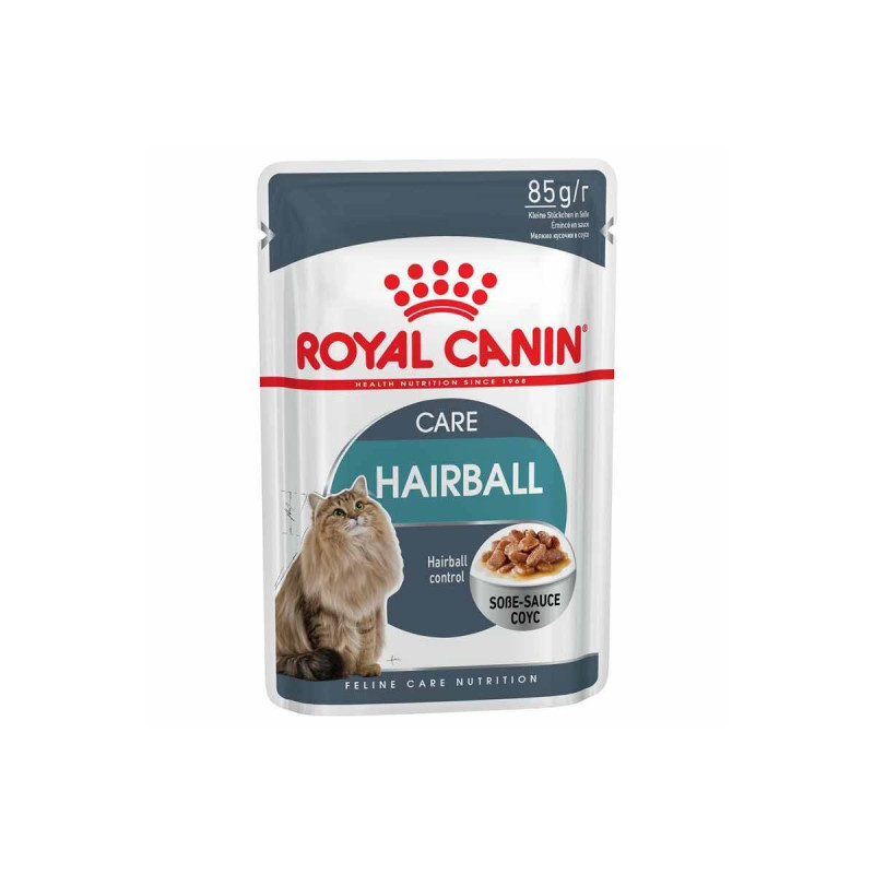 Royal Canin Gato Sobre Hairball Care en Salsa 85gr