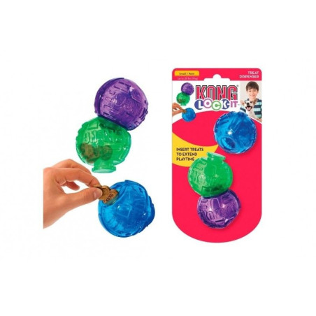 KONG Lock It Pelotas Dispensador Premios