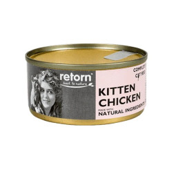 Retorn Cat Kitten Lata Pollo 80gr