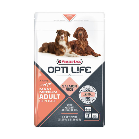 Optilife Dog Medium/Maxi Salmón
