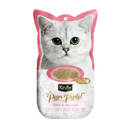 Kit Cat Cat Snack PurrPuree Atún y Salmón 60gr