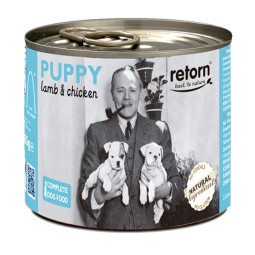 Retorn Puppy Lata Cordero y Pollo 185gr