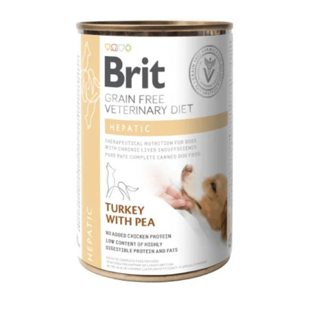 Brit Vet Diet Dog Lata Hepatic 400gr
