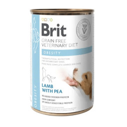 Brit Vet Diet Dog Lata Obesity 400 gr