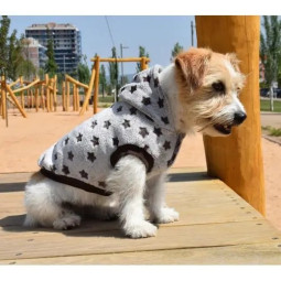 Nayeco Sudadera con Capucha Estrellas Marrón