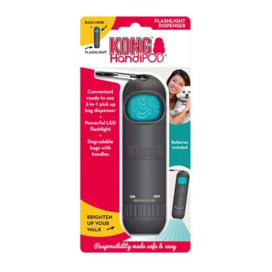 KONG Dispensador Bolsitas Higiénicas y Linterna