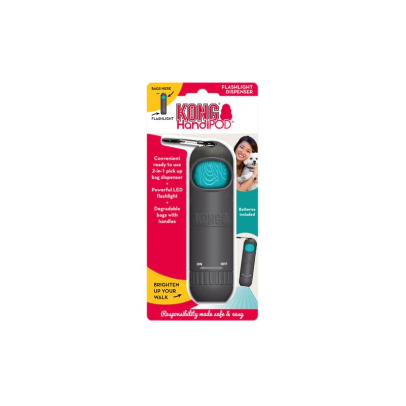 KONG Dispensador Bolsitas Higiénicas y Linterna