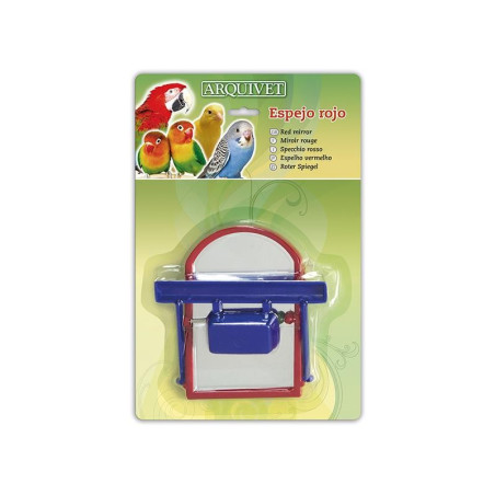 Arquivet Pájaros Juguete Espejo Rojo