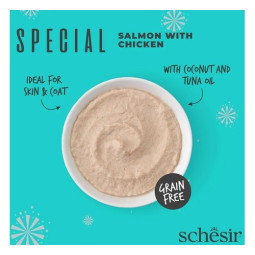 Comida para gatos Schesir Pollo y manzana- Zaragoza, Superguau