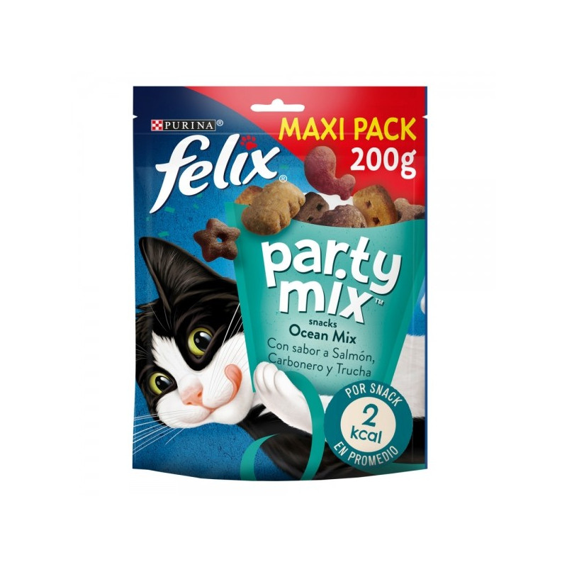 Purina Proplan Cat Snak Felix Party Mix Ocean Maxi Pack 200gr