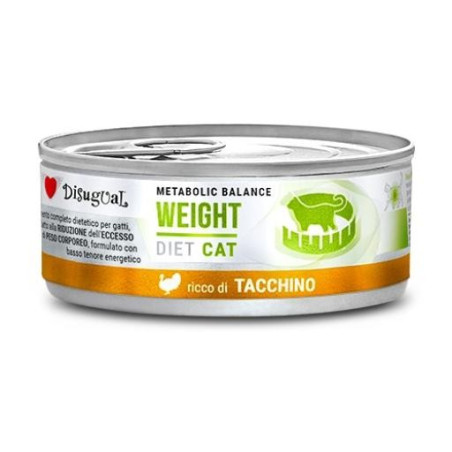 Disugual Diet Cat Lata Weight Pavo 85 gr
