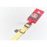 Arppe Collar Charol Cocodrilo Amarillo