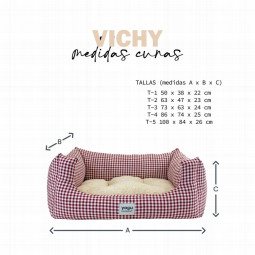 Yagu Cuna Confort Vichy Granate