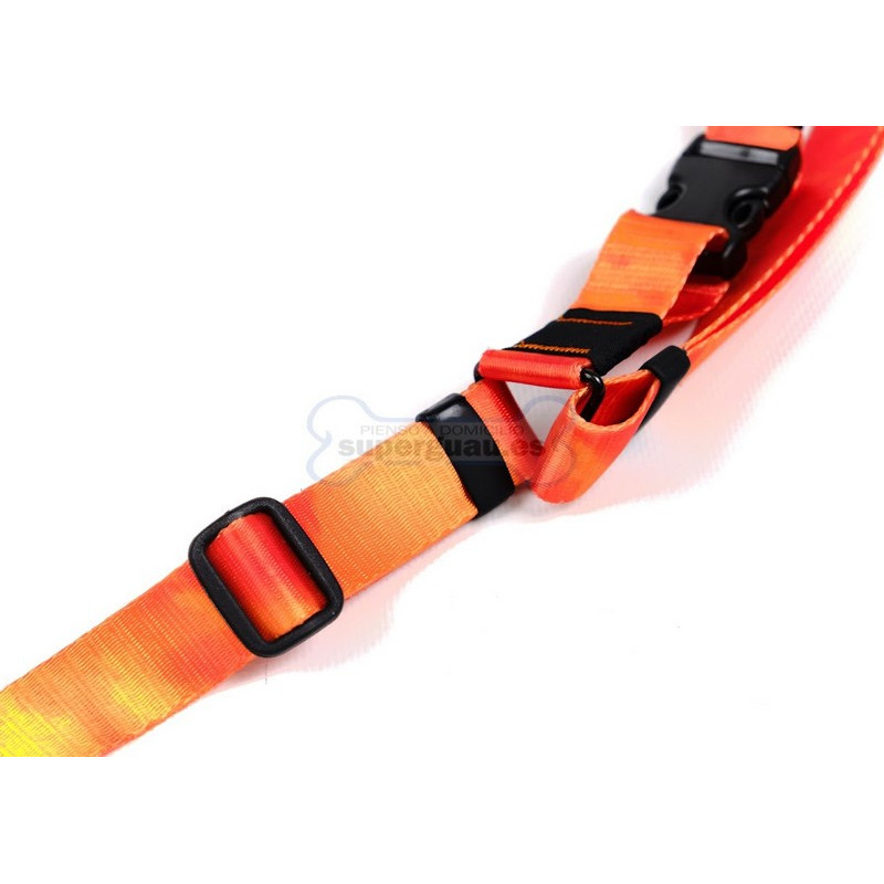 Mascot City Petral Triple Antiescape Acuarela Naranja