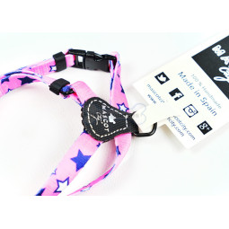 Mascot City Petral Nylon Stars Fucsia/Azul