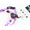 Mascot City Petral Nylon Stars Fucsia/Azul