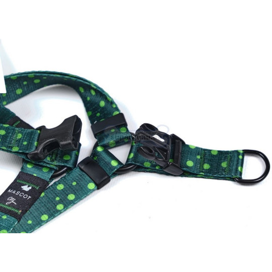 Mascot City Arnés con Apertura Superior Topos Pistacho