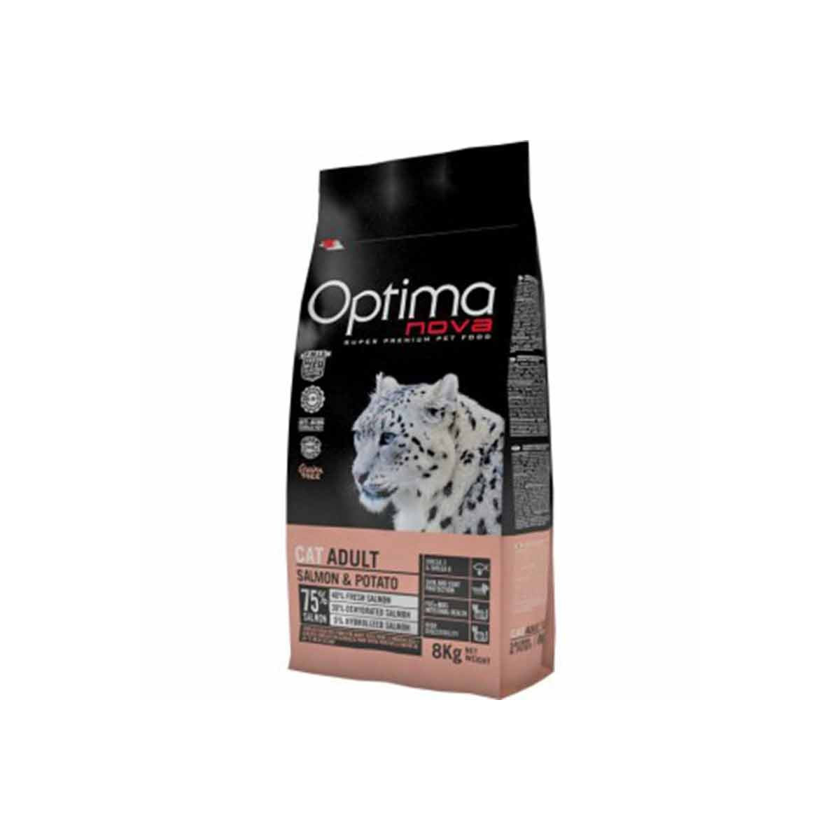 Optimanova Cat Grain free Salmón y Patata